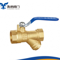 厂家直销批发黄铜过滤器球阀 过滤器球阀 YX6300