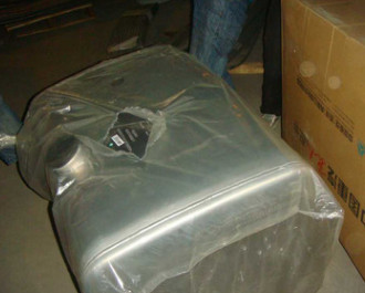 厂家批发重汽豪沃配件 400L铝合金方油箱体(700&#120;700/带缺口)