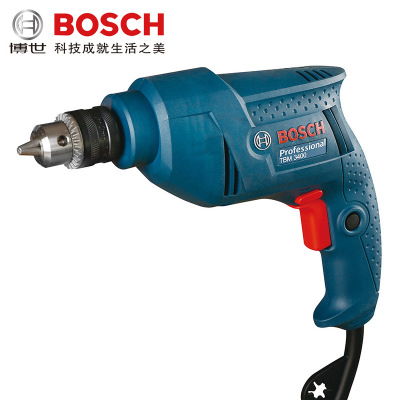 博世手电钻 TBM3400螺丝刀 梅花扁口电动工具 多功能220V手枪钻