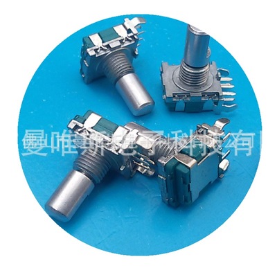 EC11直脚编码器 带开关汽车编码器 旋转电位器 开关 旋钮