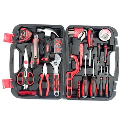 WORKPRO万克宝39件家用工具组套汽修工具箱套装五金手动组套W1139