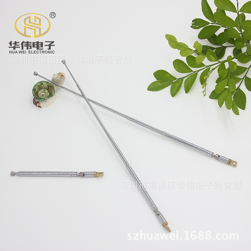 厂家批量供应5261-5万向头拉杆天线 华伟5节伸缩全向通讯天线