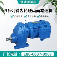 雪浪R系列斜齿轮硬齿面减速机 同轴式硬齿面斜齿轮硬齿面减速机