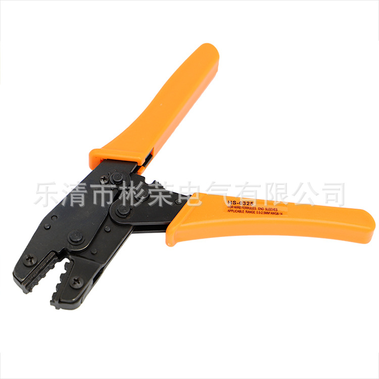 HS-0325 8寸棘轮式压线钳 裸端子手动省力型压接钳 plier