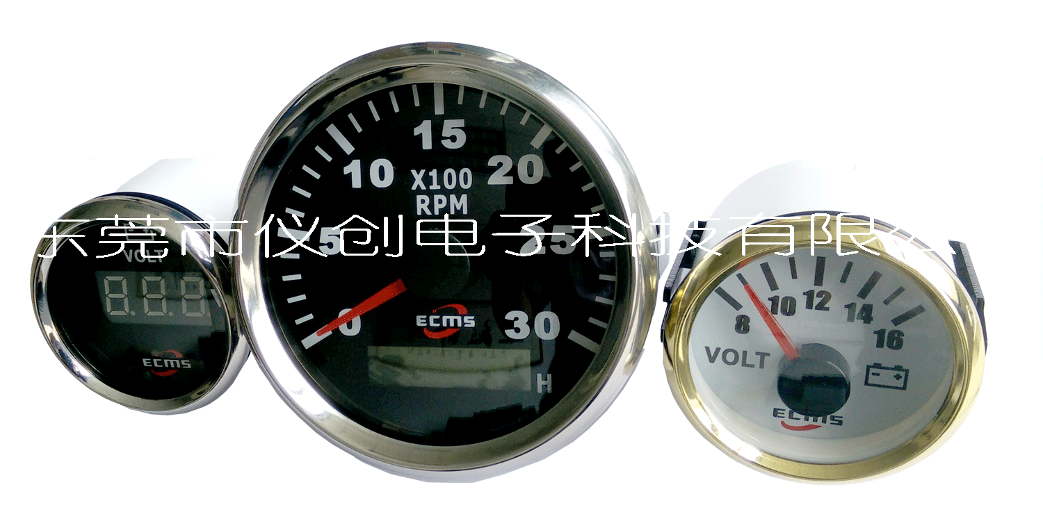 ECMS仪表正面图