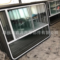 高速收费亭双固推拉窗 汽车玻璃 可根据客户需求 高速收费亭玻璃