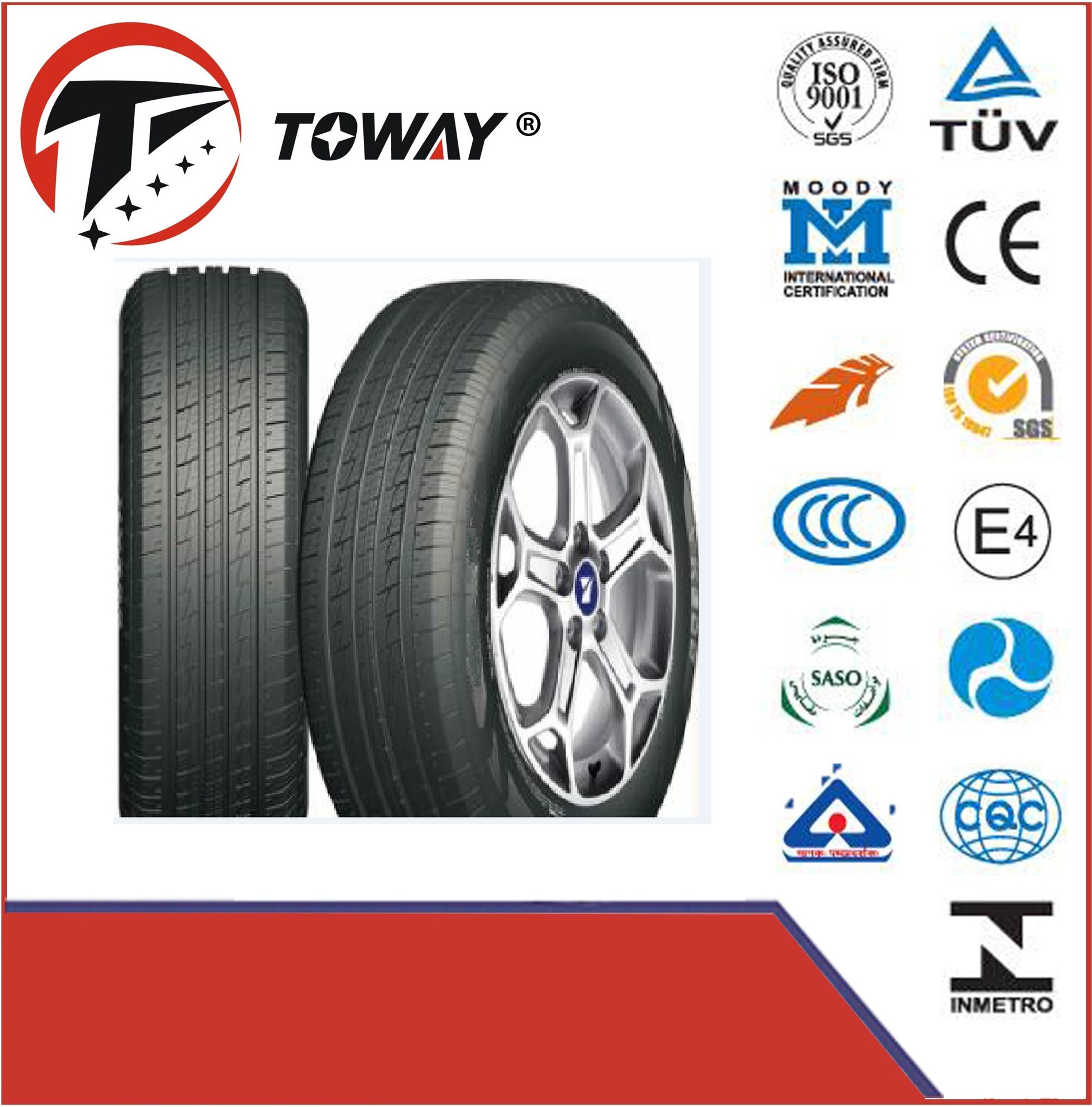 出口品质 PCR 轿车轮胎 P265/70R16 AT SUV轿车轮胎