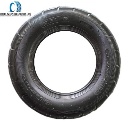 350-8工具车独轮车外胎力车货仓车老虎车3.50-8橡胶轮胎